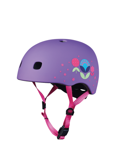 Micro Helmet Floral Dot Purple new S
