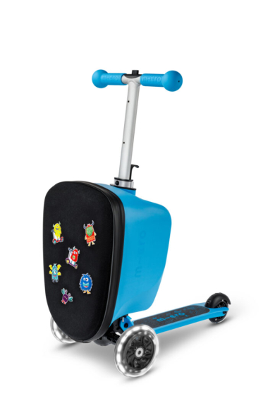 Micro Scooter Luggage Junior Patch & Play Blue
