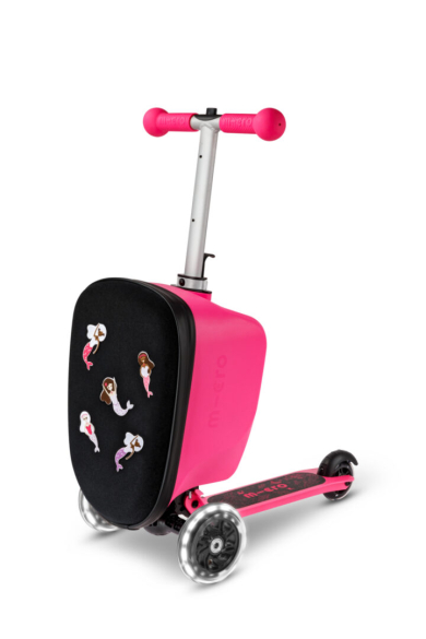 Micro Scooter Luggage Junior Patch & Play Pink