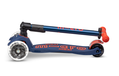 Maxi Micro Deluxe Foldable Navy LED